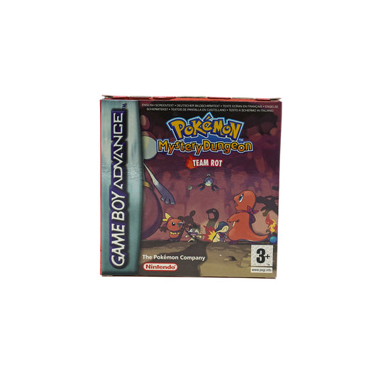 Pokémon Mystery Dungeon: Team Red Spiel für Game Boy Advance in Originalverpackung - Vorderseite