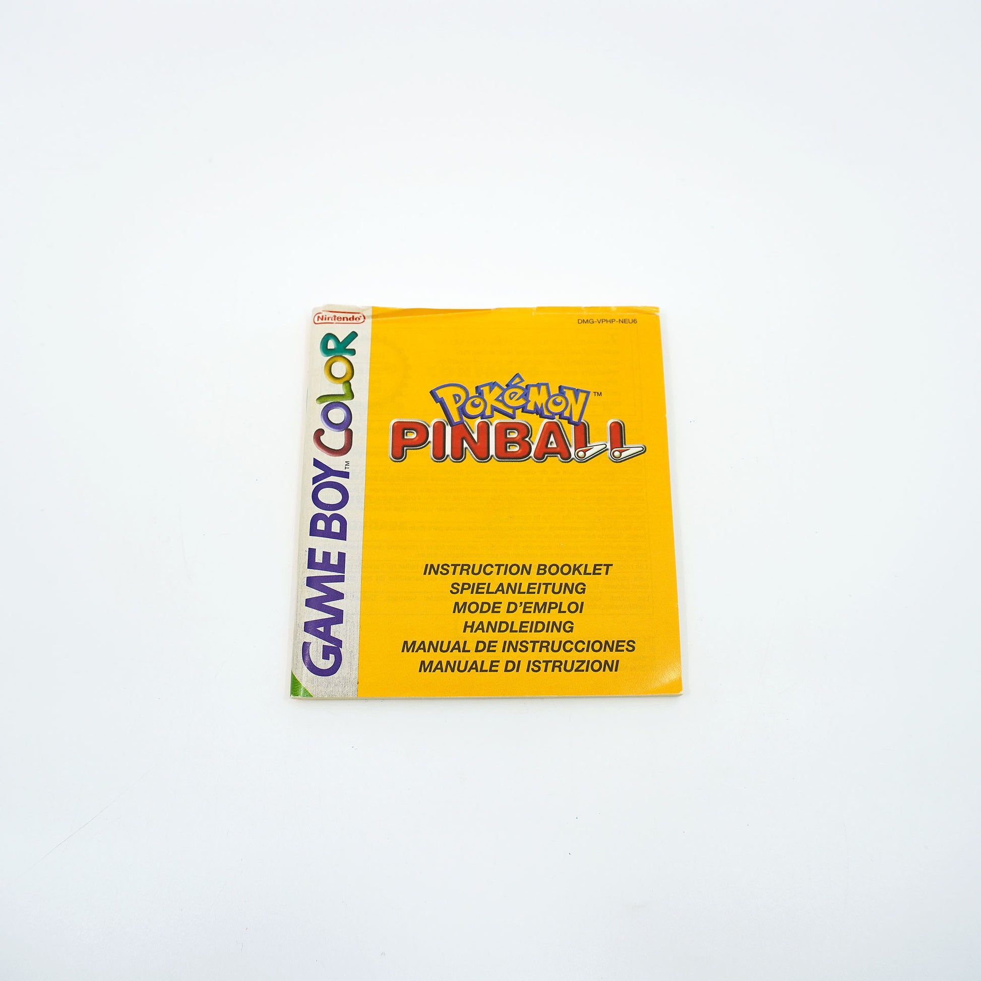Pokémon Pinball Game Boy Color Anleitung - Vorderseite
