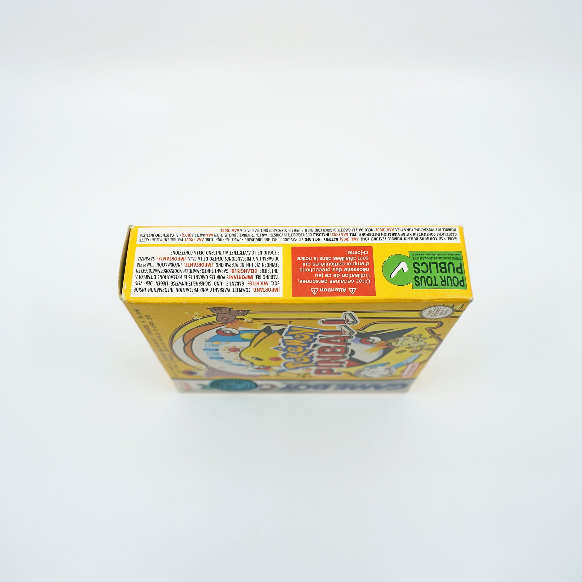 Originalverpackung - Seitenansicht rechts