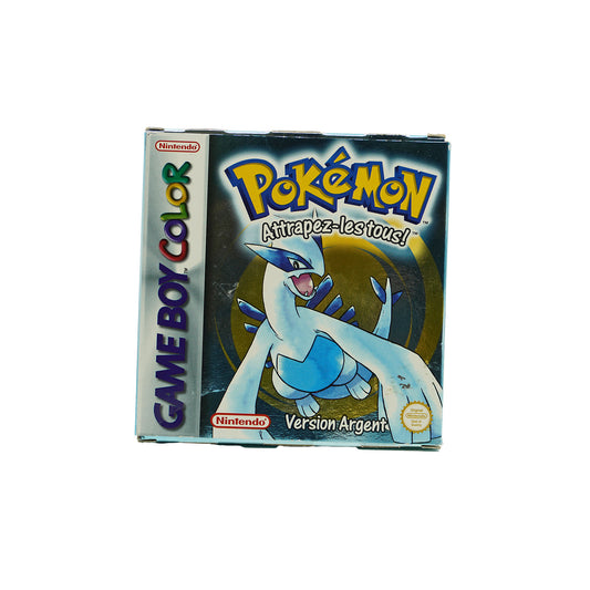 Pokémon Silber Spiel für Game Boy Color in Originalverpackung auf Französisch - Vorderseite