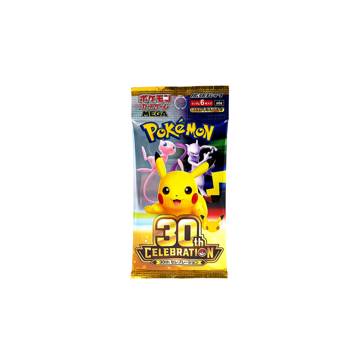 Pokémon TCG - 30th Celebration (M6a) Boosterpack - Vorderseite