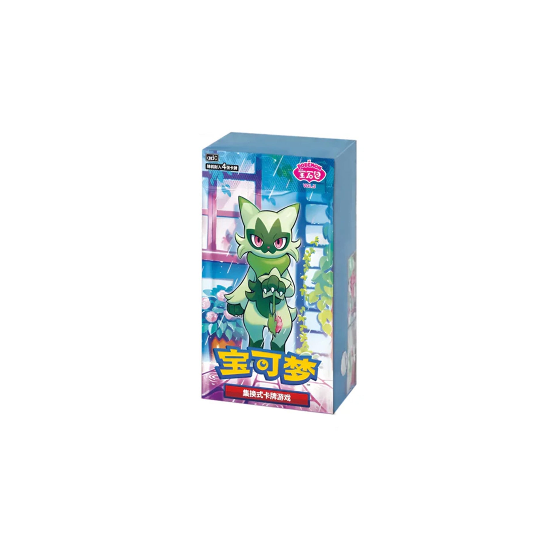 Pokémon Trading Card Game Gem Pack Vol. 5 Display in Originalverpackung - Schrägansicht