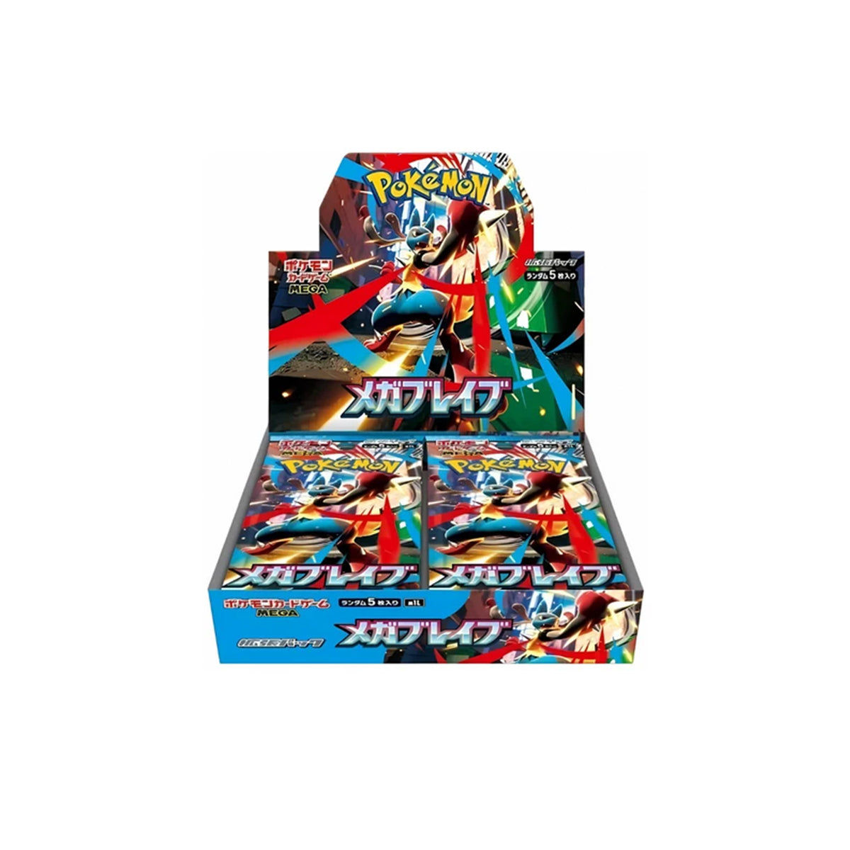 Pokémon Card Game Mega Brave Display in Originalverpackung - Vorderseite