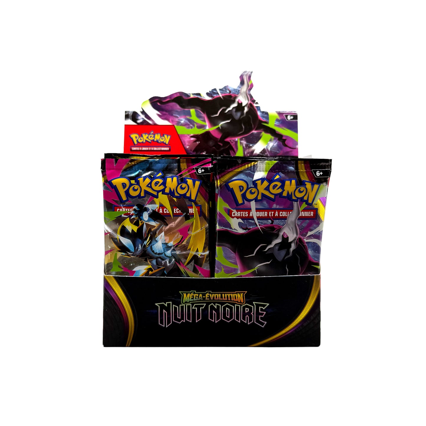 Pokémon Méga-Évolution Nuit Noire Display für Pokémon Sammelkartenspiel in Originalverpackung - Vorderseite