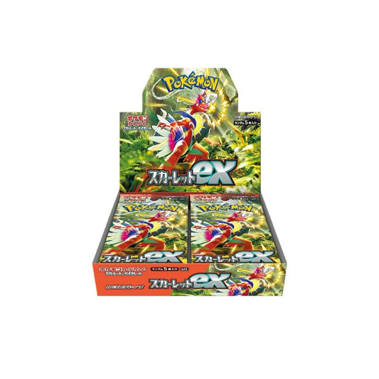 Pokémon Card Game Scarlet ex Display in Originalverpackung - Vorderseite