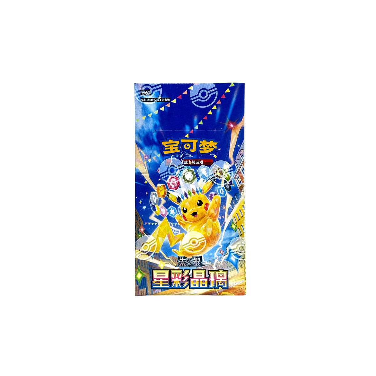 Pokémon Stellar Crystal CSV9C Display für Pokémon Sammelkartenspiel in Originalverpackung - Vorderseite
