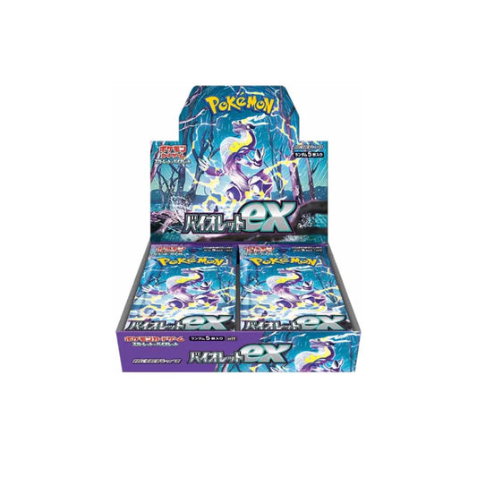 Pokémon Card Game Violet ex Display in Originalverpackung - Vorderseite