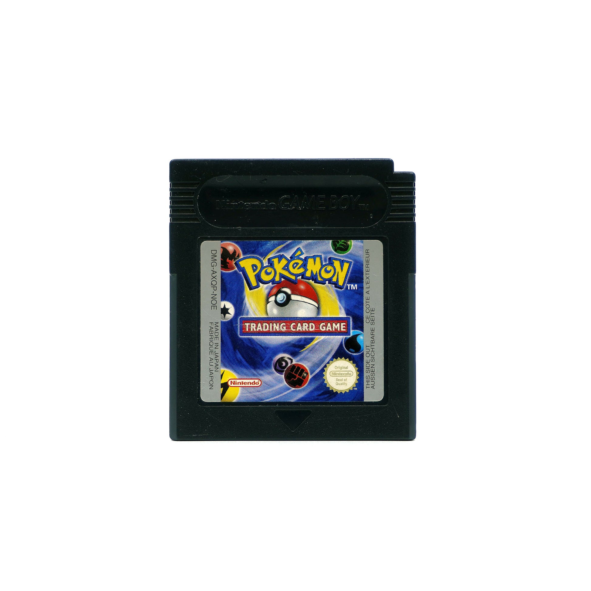 Pokémon Trading Card Game Spiel für Gameboy Color in schwarzem Gehäuse - Vorderseite