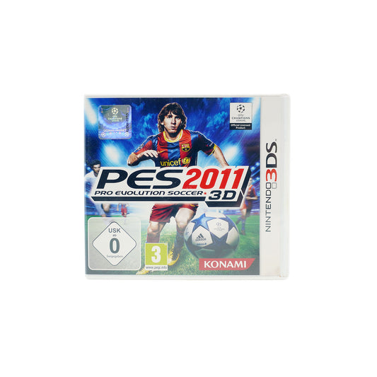 Pro Evolution Soccer 2011 3D für Nintendo 3DS in Originalverpackung – Vorderseite