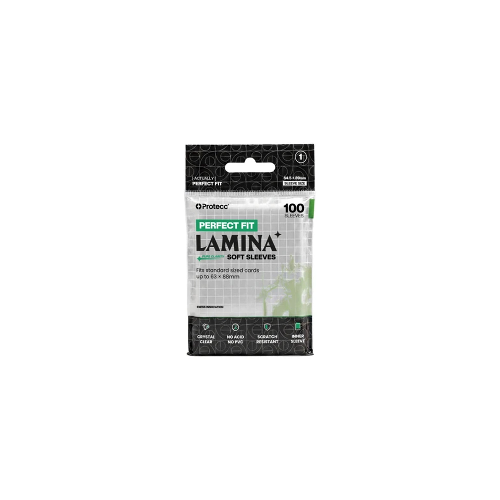 Protecc Lamina Perfect Fit Sleeves 100er Pack - Vorderseite