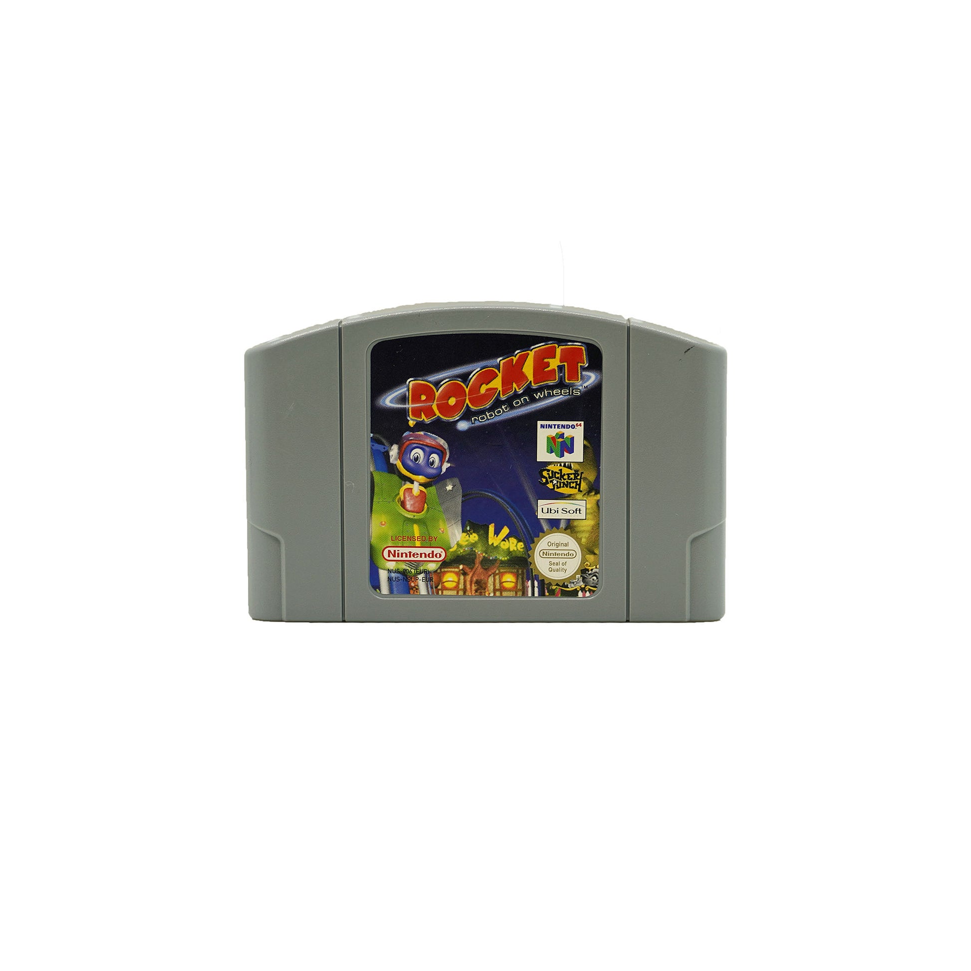 Rocket: Robot on Wheels Spiel für Nintendo 64 - Vorderseite