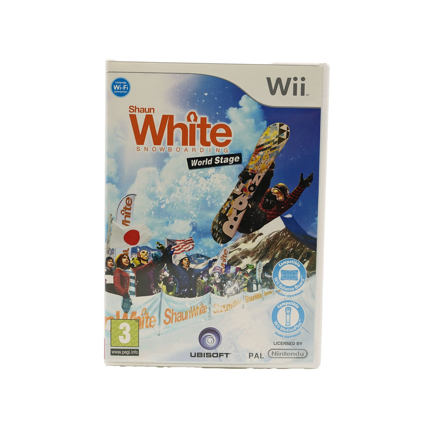 Shaun White Snowboarding World Stage Spiel für Wii - Vorderseite