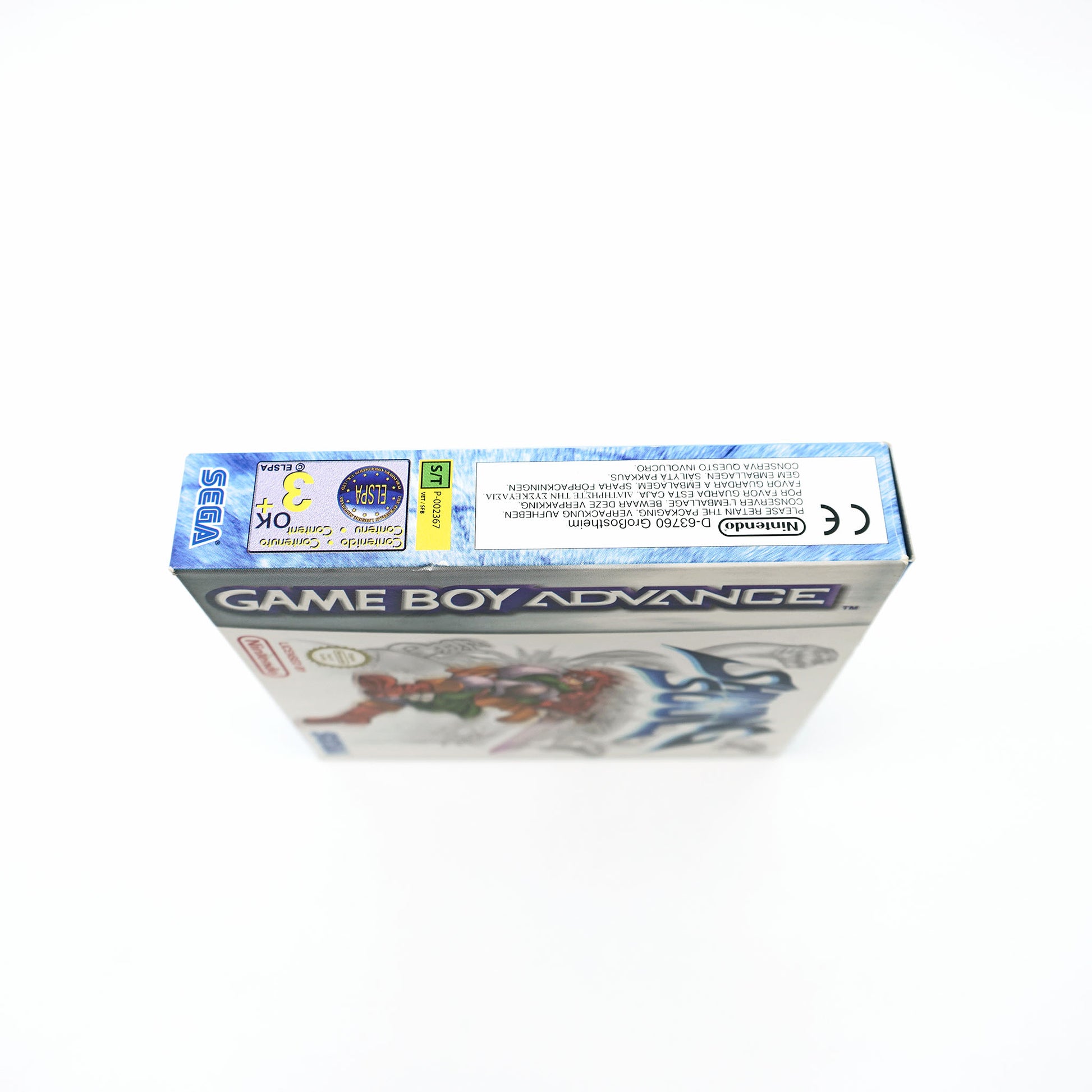 Originalverpackung - Seitenansicht links