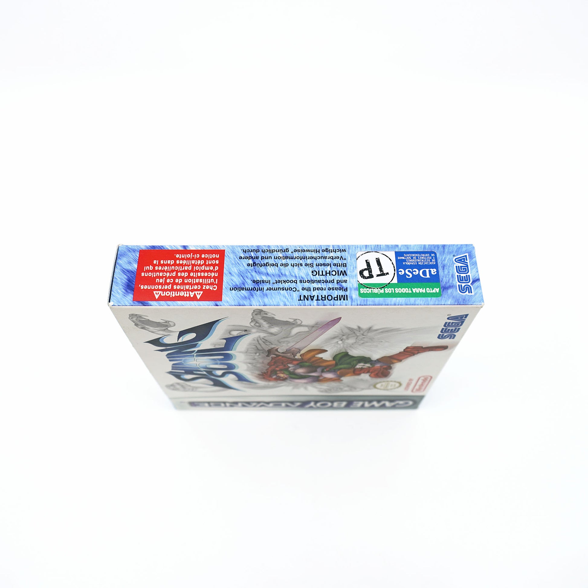 Originalverpackung - Seitenansicht rechts