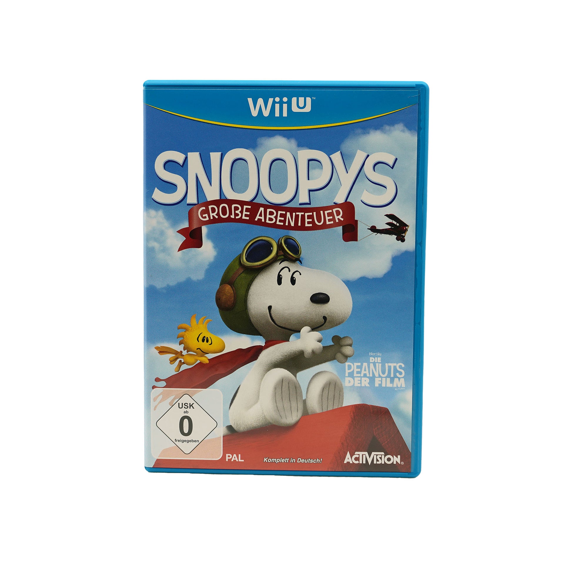 Snoopys grosse Abenteuer Spiel für Wii U - Vorderseite