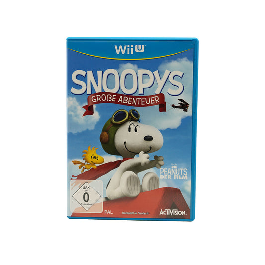 Snoopys grosse Abenteuer Spiel für Wii U - Vorderseite