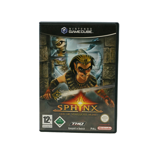 Sphinx und die verfluchte Mumie Spiel für GameCube - Vorderseite