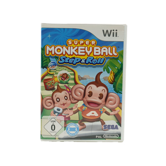 Super Monkey Ball: Step & Roll Spiel für Wii - Vorderseite