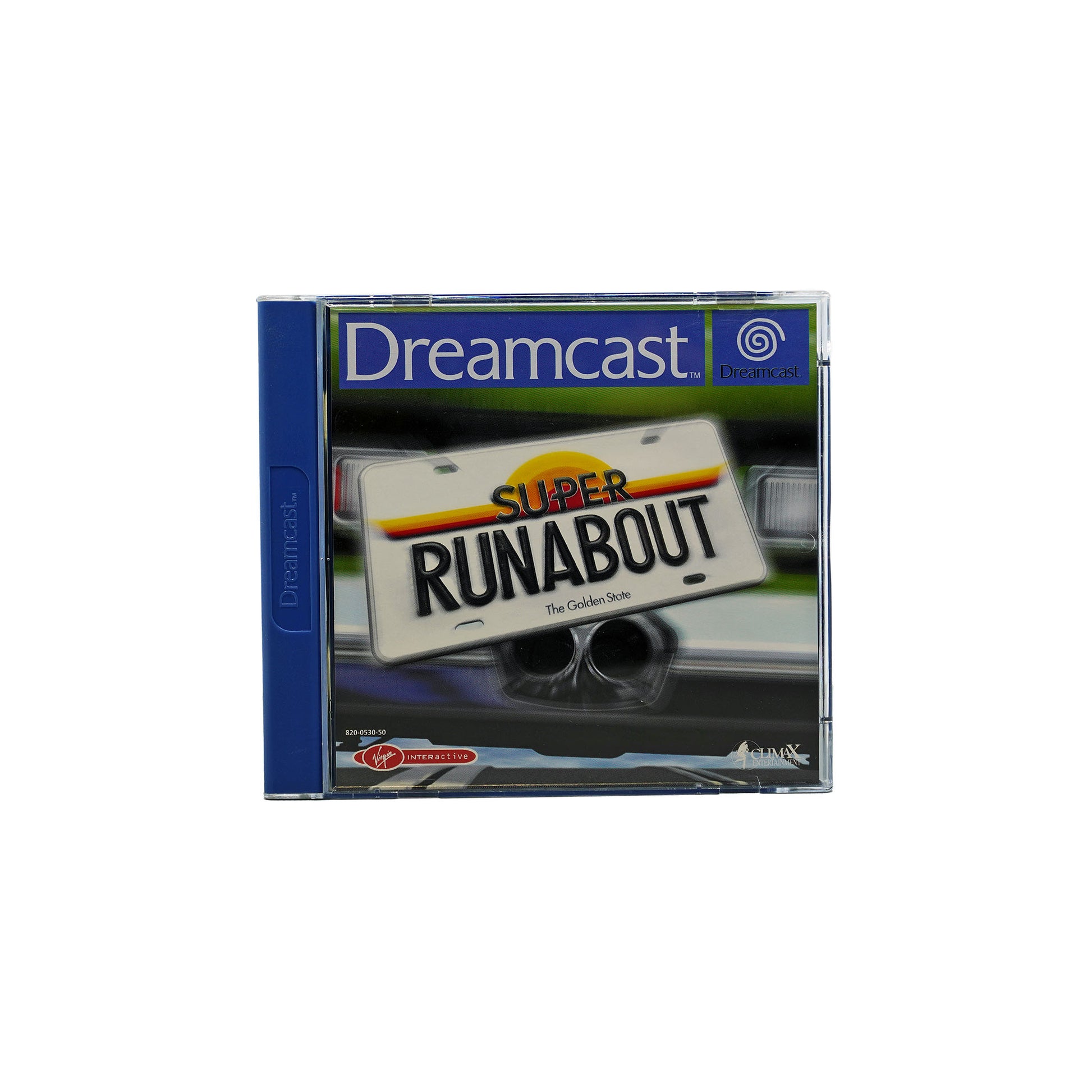 Super Runabout Spiel für Dreamcast - Vorderseite