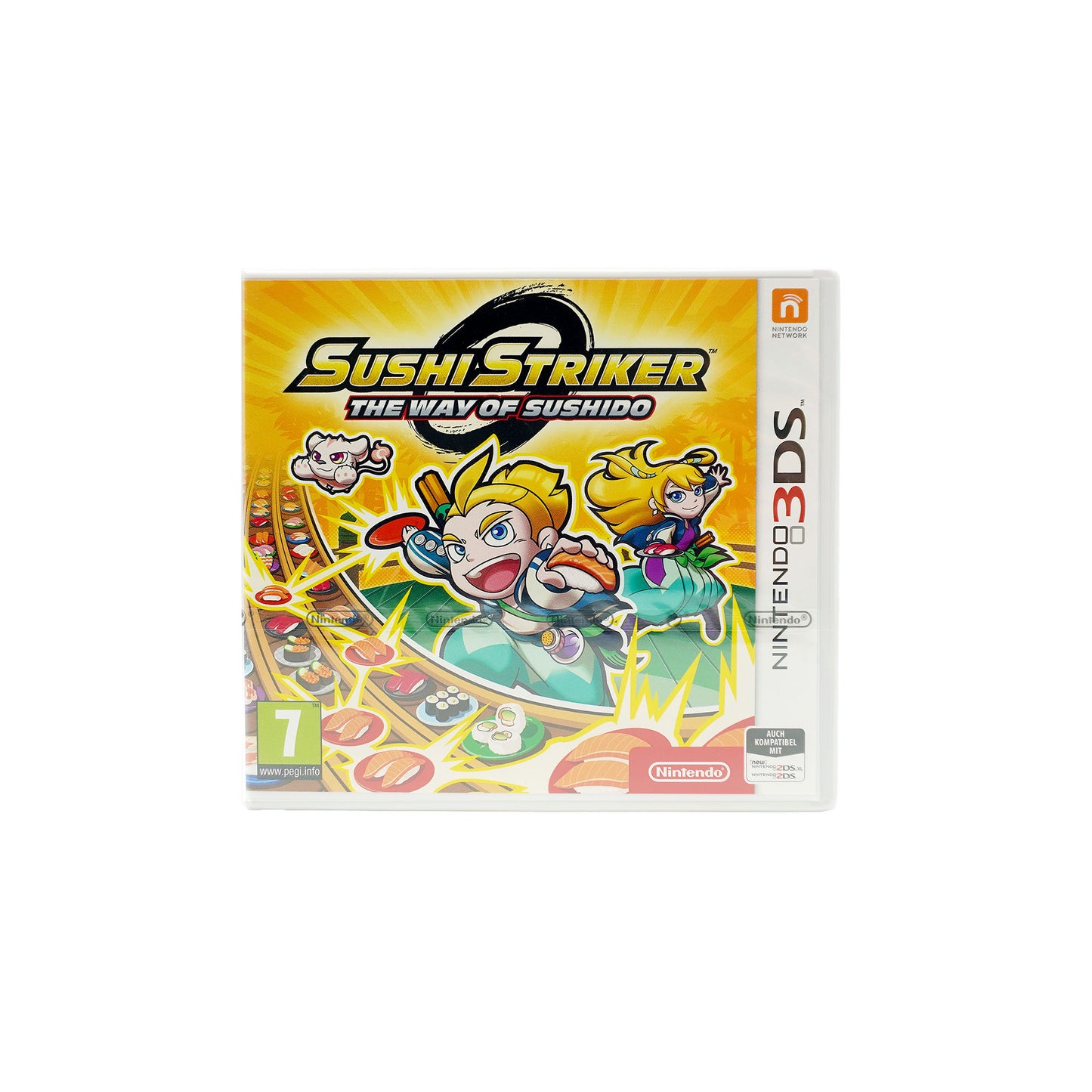 Sushi Striker: The Way of Sushido für Nintendo 3DS sealed (ungeöffnet) in Originalverpackung – Vorderseite