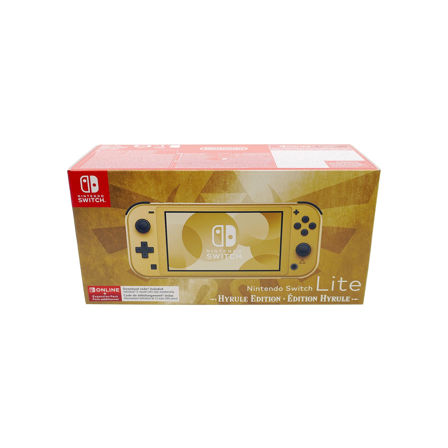 Nintendo Switch Lite Hyrule Edition für Nintendo Switch in Originalverpackung - Vorderseite