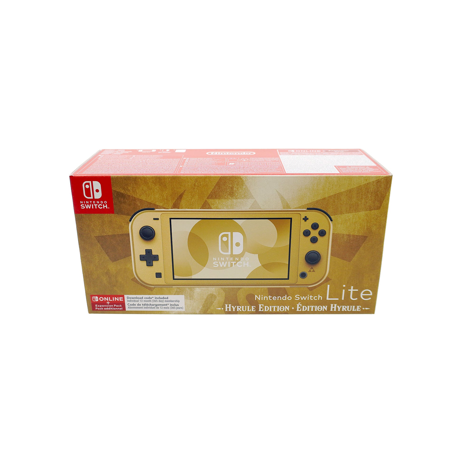 Nintendo Switch Lite Hyrule Edition für Nintendo Switch in Originalverpackung - Vorderseite