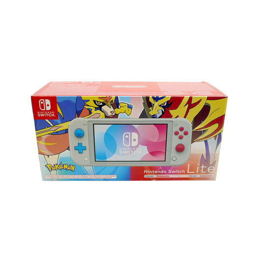 Nintendo Switch Lite Zacian & Zamazenta Edition für Nintendo Switch in Originalverpackung - Vorderseite