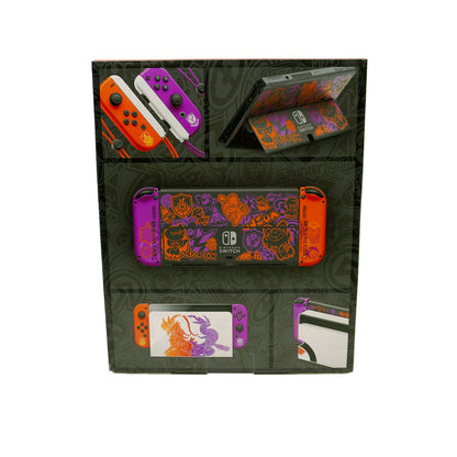 Nintendo Switch OLED Model Pokémon Scarlet & Violet Edition für Nintendo Switch in Originalverpackung - Rückseite