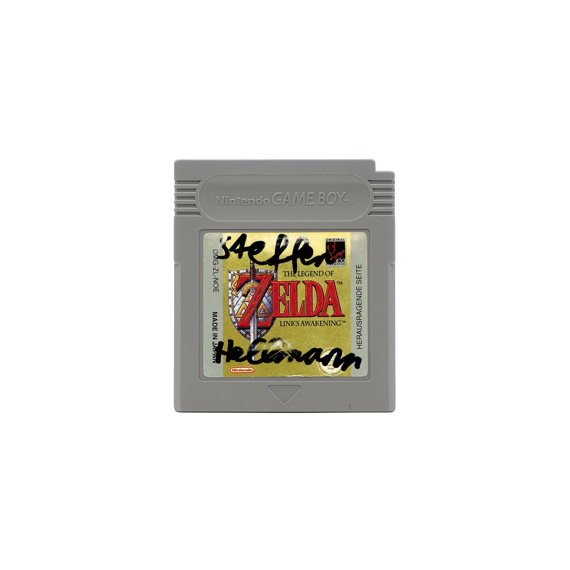 The Legend of Zelda: Link's Awakening Spiel für Game Boy in stark gebrauchtem Zustand - Vorderseite