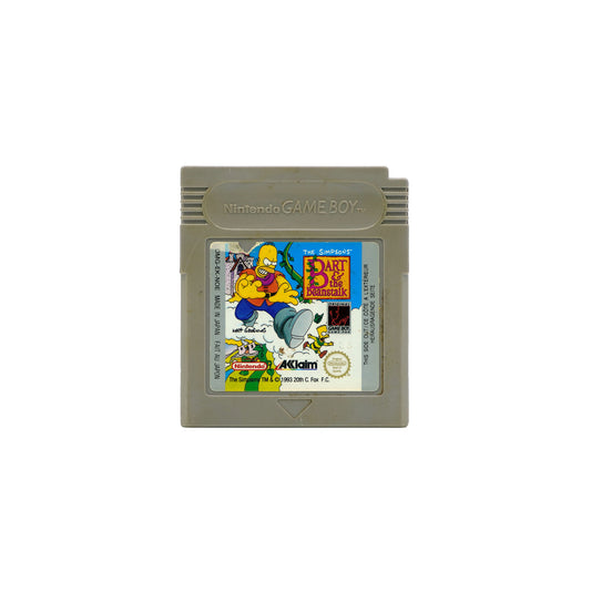 The Simpsons: Bart and the Beanstalk Spiel für Gameboy - Vorderseite