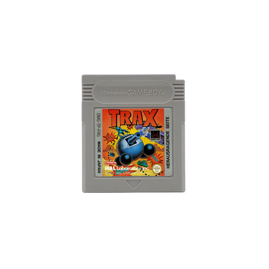 Trax Spiel für Gameboy - Vorderseite