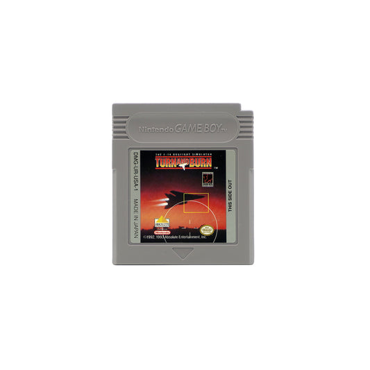 Turn and Burn Spiel für Gameboy- Vorderseite