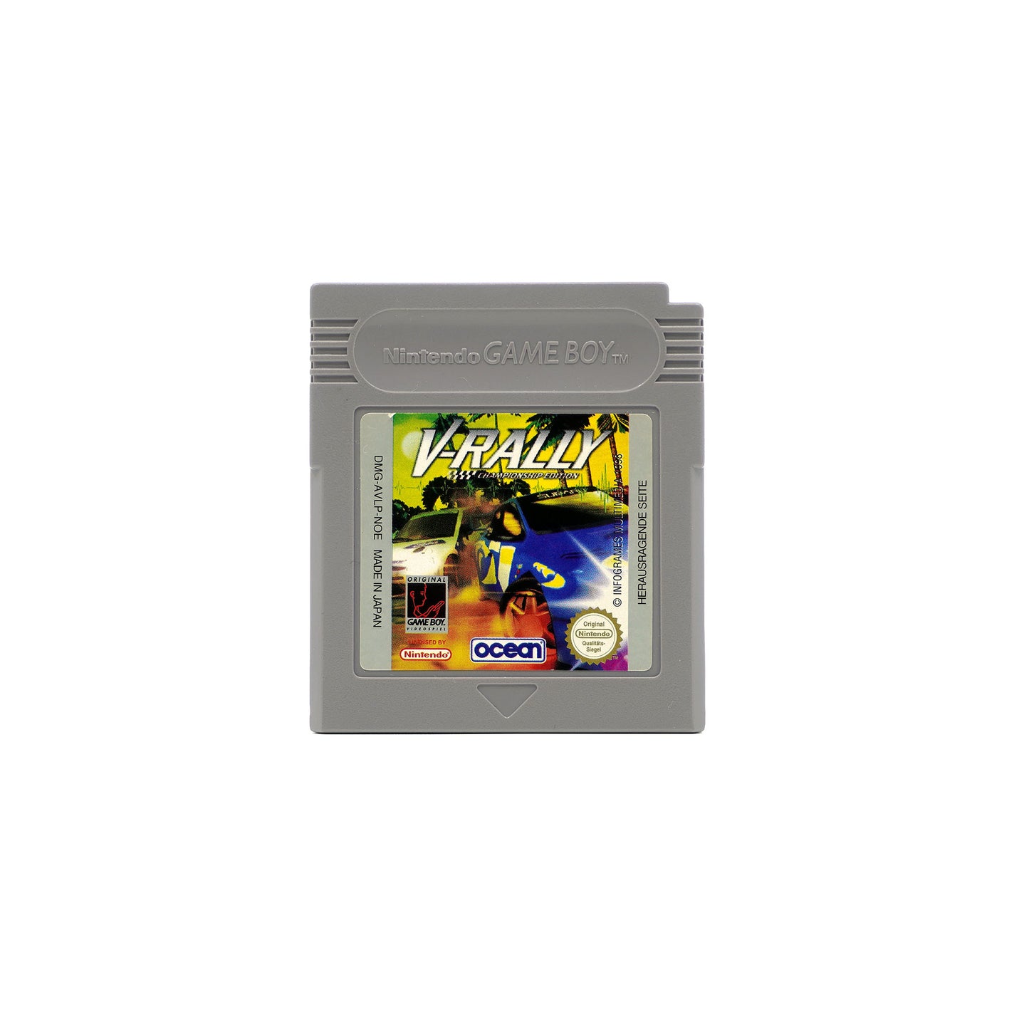 V-Rally Spiel für Gameboy - Vorderseite