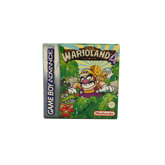Wario Land 4 Spiel für Game Boy Advance in Originalverpackung - Vorderseite