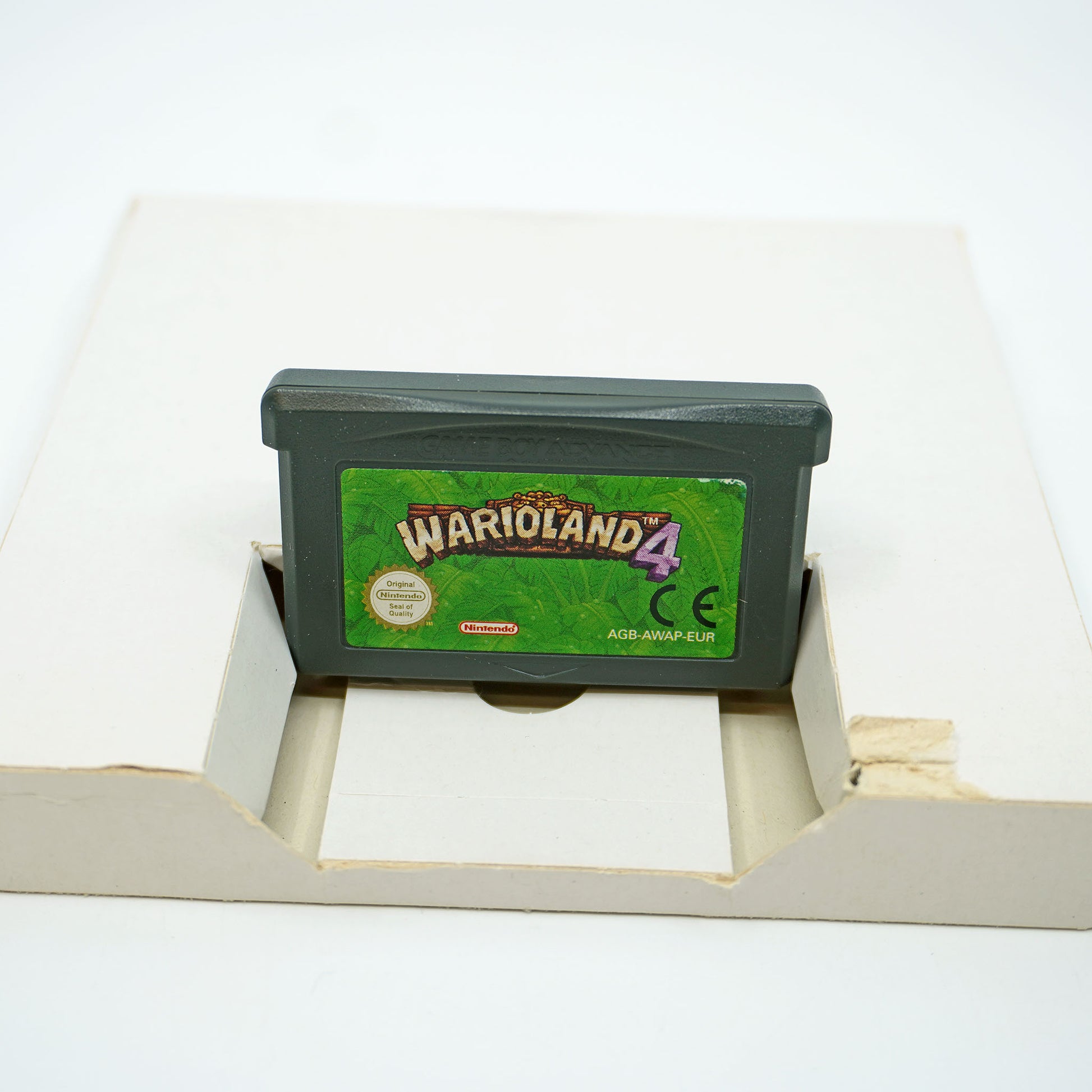 Wario Land 4 Game Boy Advance Cartridge - Vorderseite