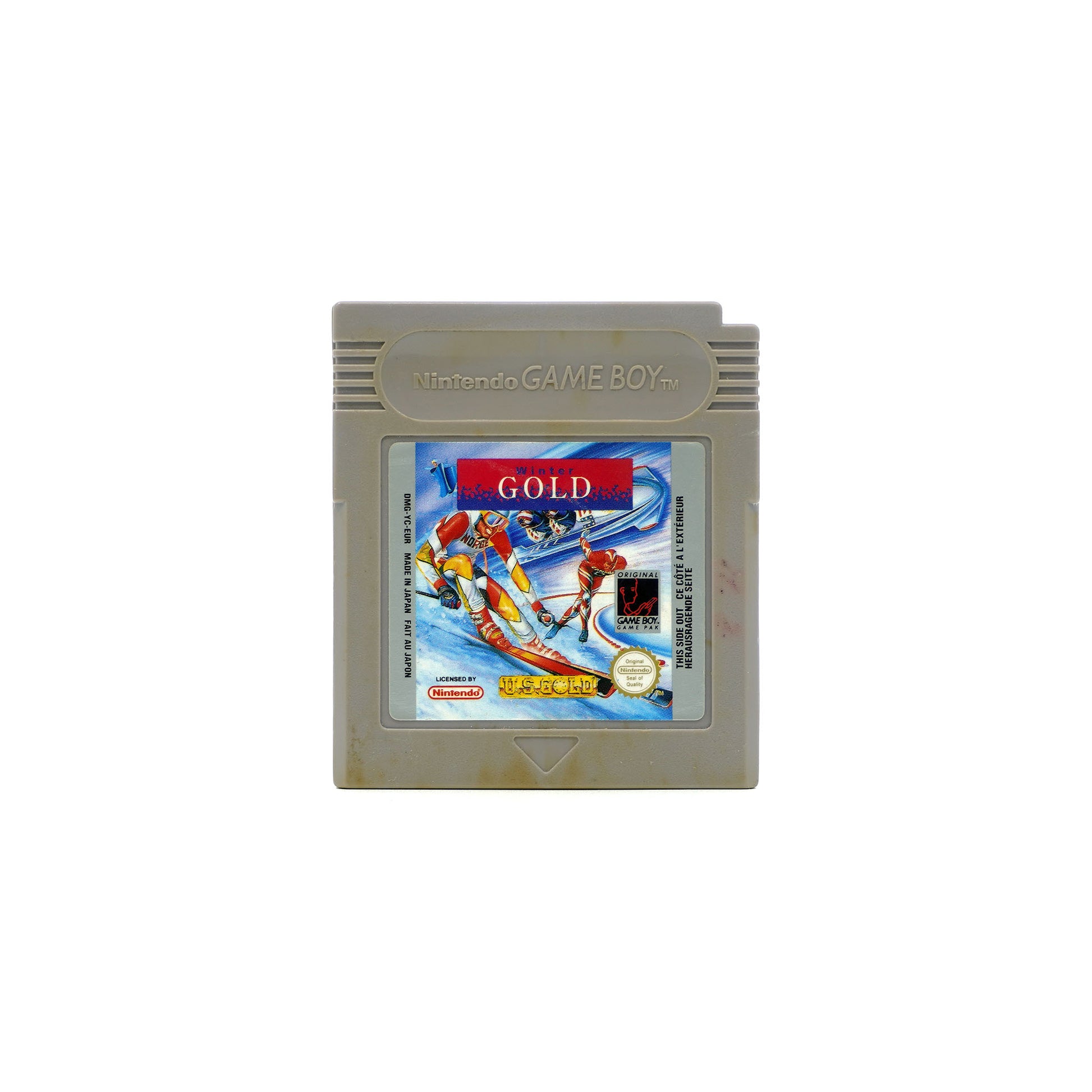 Winter Gold Spiel für Gameboy in gebrauchtem Zustand - Vorderseite