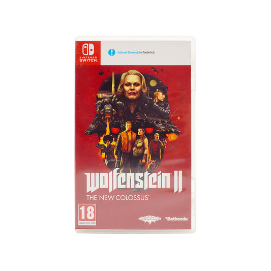 Wolfenstein II: The New Colossus für Nintendo Switch in Originalverpackung - Vorderseite