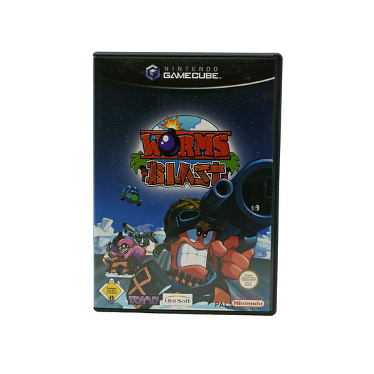 Worms Blast Spiel für GameCube - Vorderseite