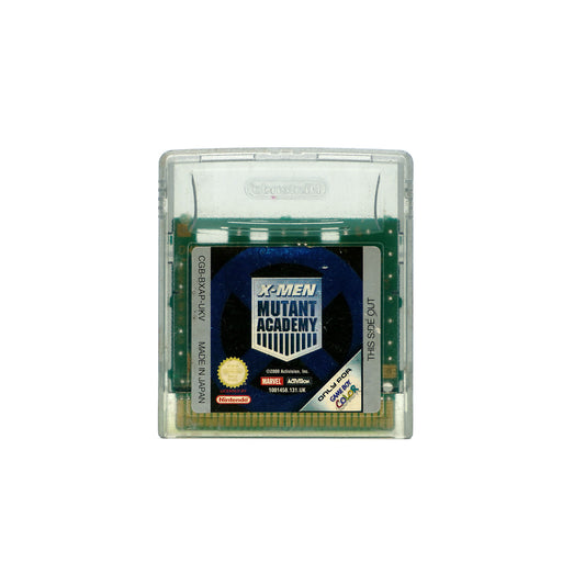 X-Men: Mutant Academy Spiel für Gameboy Color in transparentem Gehäuse - Vorderseite