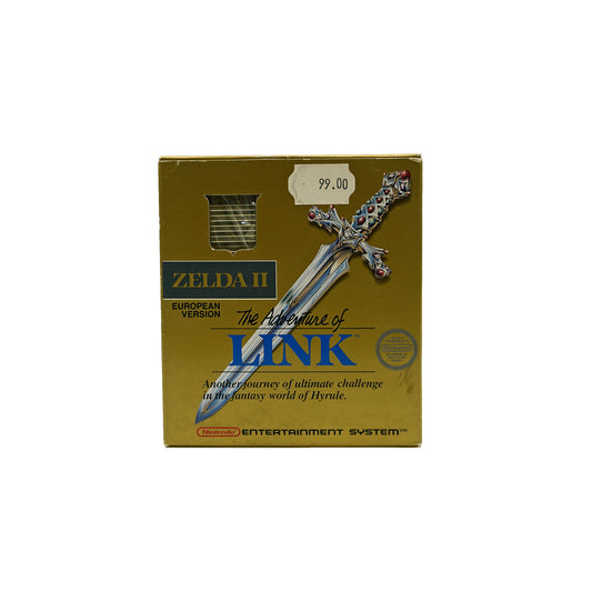 Zelda II: The Adventure of Link Spiel für NES in Originalverpackung - Vorderseite
