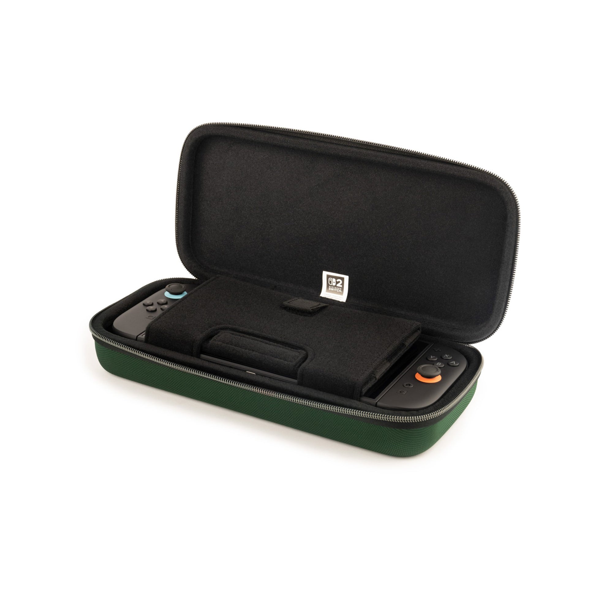 The Legend of Zelda Ocarina of Time Travel Case für Nintendo Switch 2 - geöffnete Innenansicht